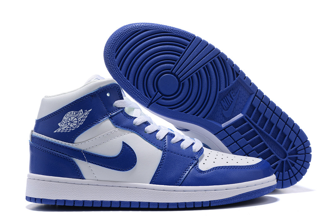 Sneakers, Blue White Colorway, Lace Up Design, Casual Gift for Sneaker Fans