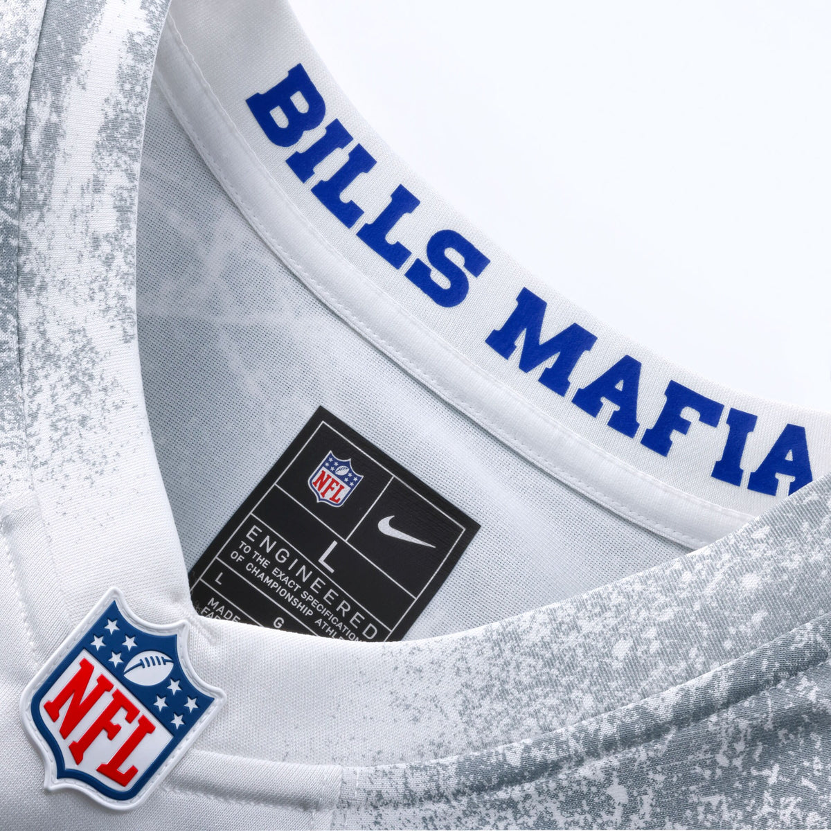 Buffalo Bills Khalil Shakir White 2025 Rivalries Collection Game Jersey