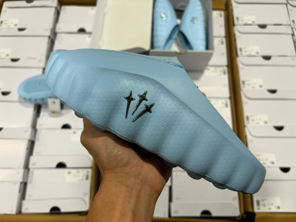 Slides, Blue Colorway, Slip On Design, Casual Gift for Shoe Lovers