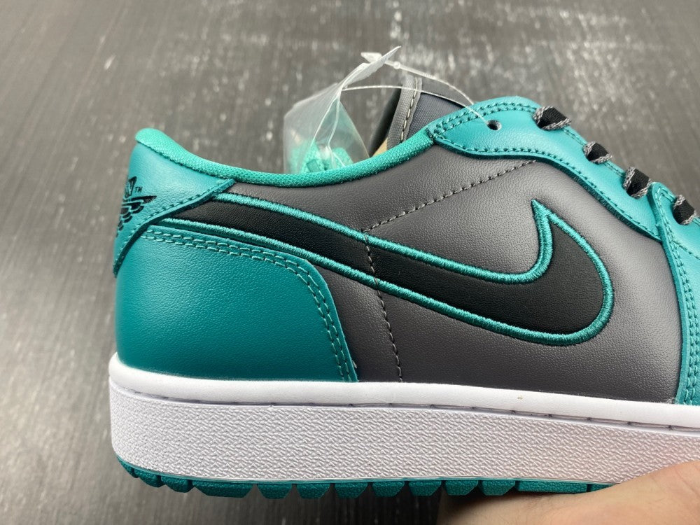 Low Top Golf Shoes, Lake Blue Dark Gray Colorway, Lace Up Design, Casual Gift for Shoe Lovers