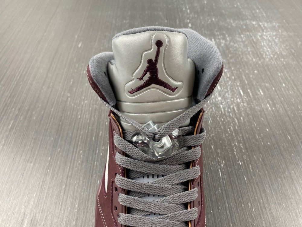 Sneakers, Burgundy Colorway, Leather Footwear, Lace Up Design, Casual Gift for Sneaker Fans