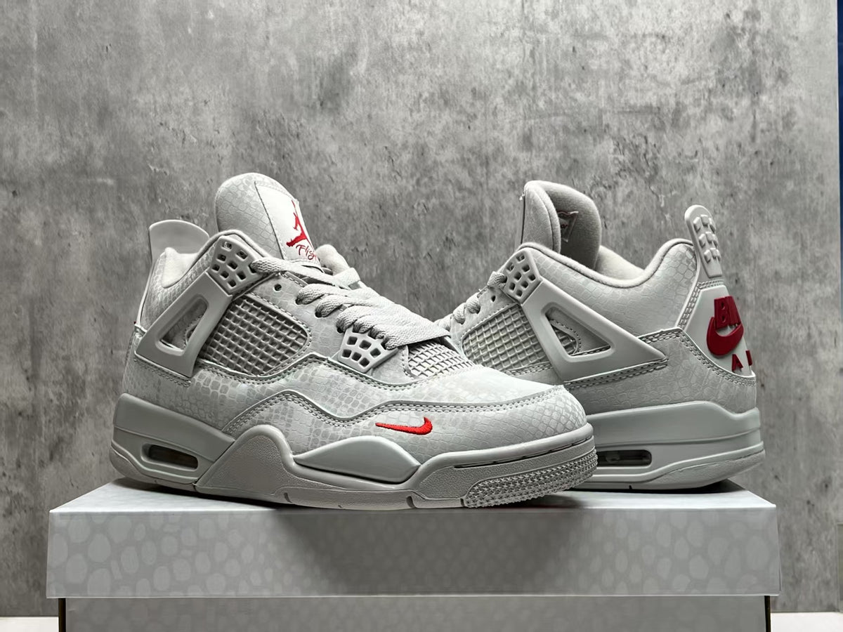 Mid Top Sneakers, Gray Colorway, Lace Up Design, Casual Gift for Sneaker Fans