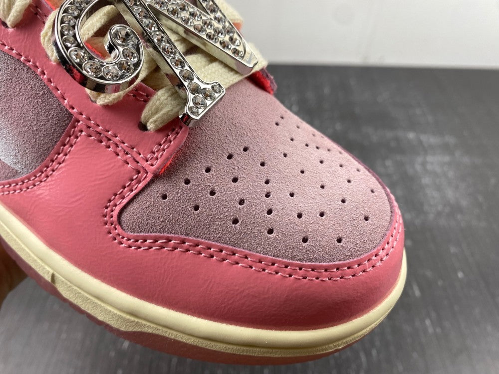 Low Top Sneakers, Pink Colorway, Lace Up Design, Casual Gift for Sneaker Fans