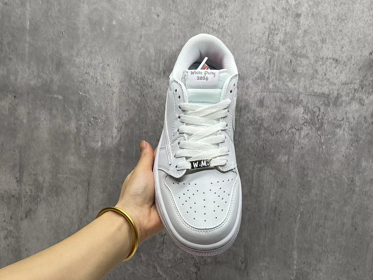Low Top Sneakers, White Colorway, Reverse Hook Design, Lace Up Design, Casual Gift for Sneaker Fans