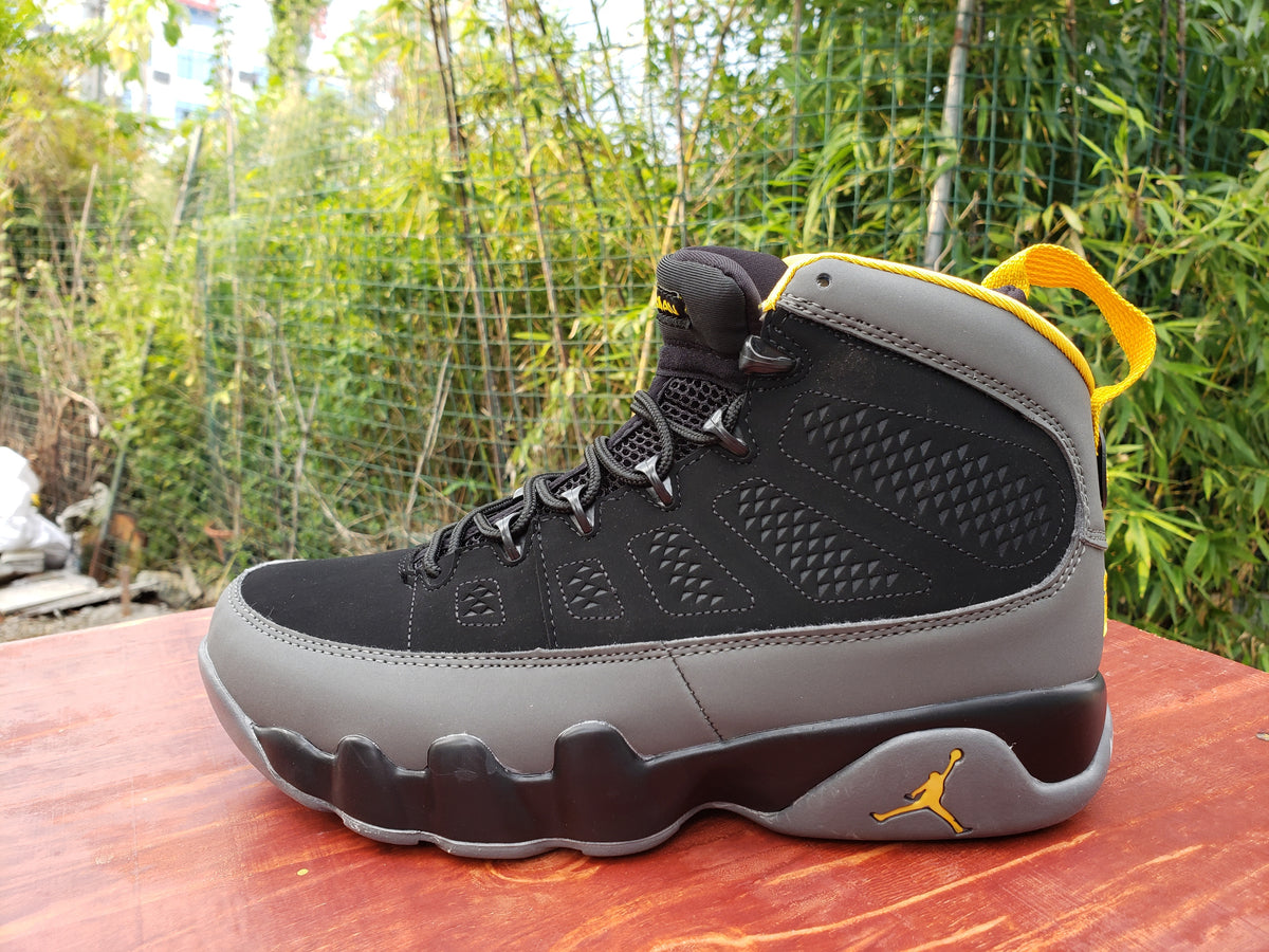 Low Top Sneakers, Carbon Gray Yellow Colorway, Casual Gift for Sneaker Fans