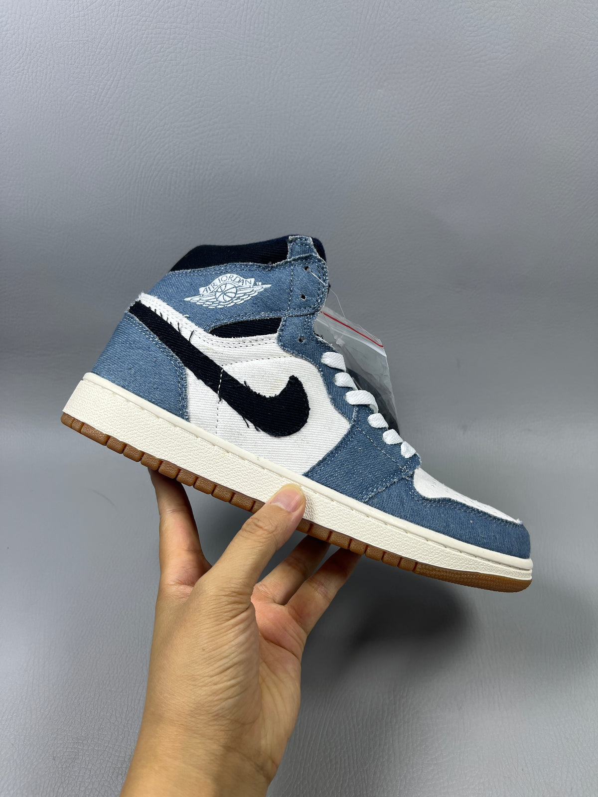 High Top Sneakers, Blue Colorway, Lace Up Design, Casual Gift for Sneaker Fans
