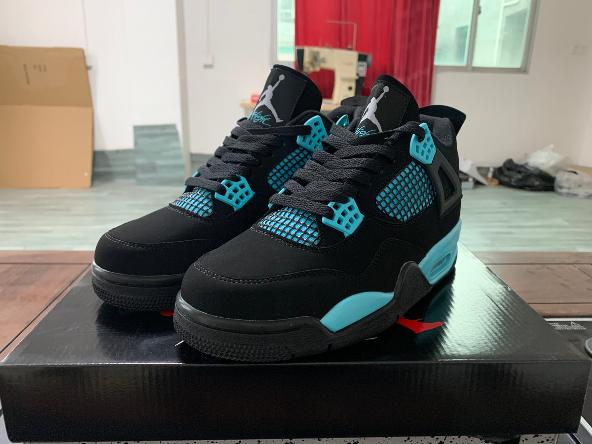 Sneakers, Black Teal Colorway, Lace Up Design, Casual Gift for Sneaker Fans