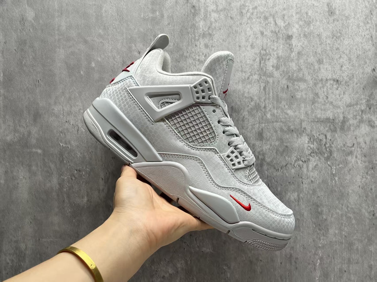 Mid Top Sneakers, Gray Colorway, Lace Up Design, Casual Gift for Sneaker Fans