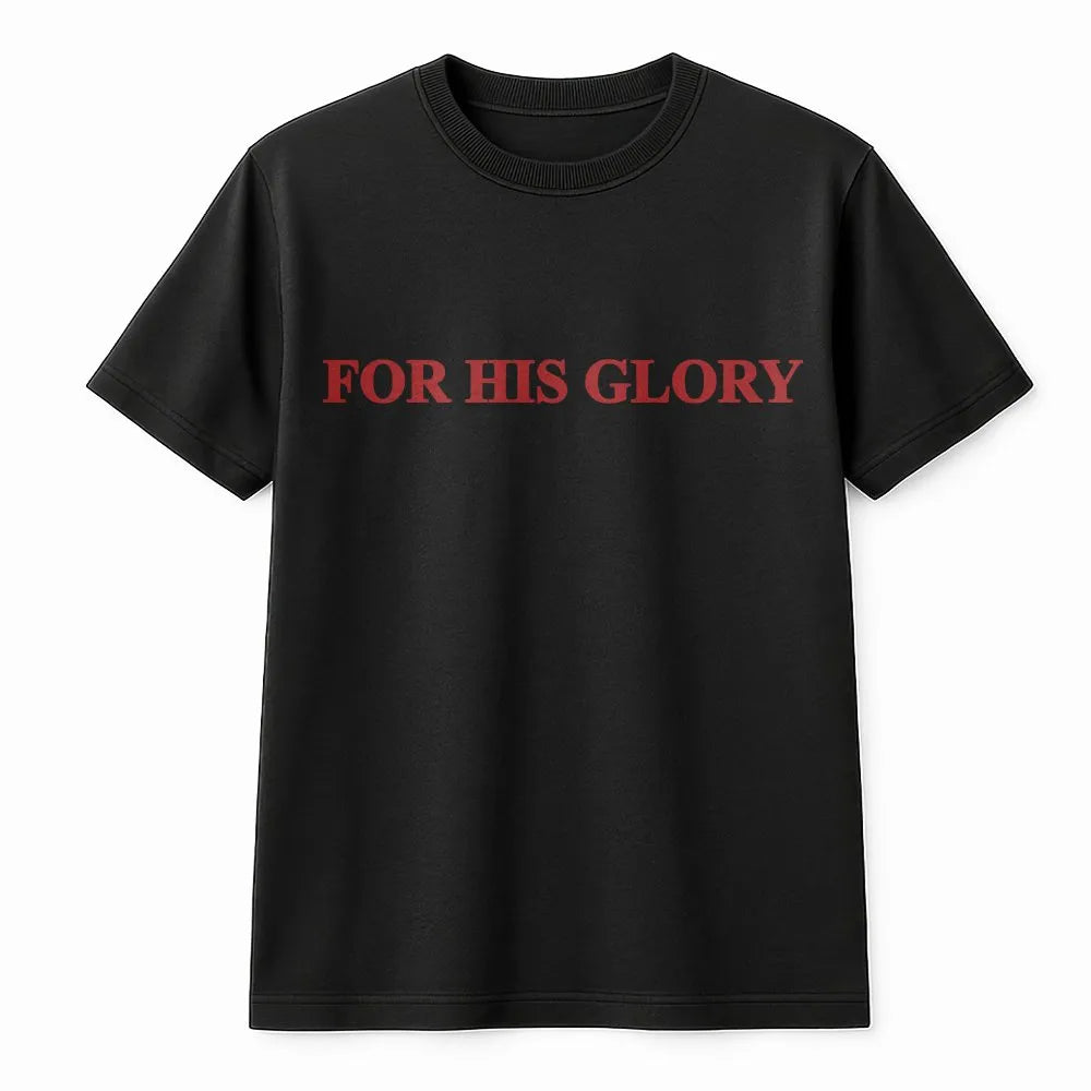 For His Glory Sweatshirt | Minimalist Christian Apparel | Soft Cotton Blend | Unisex Inspirational Faith Gift