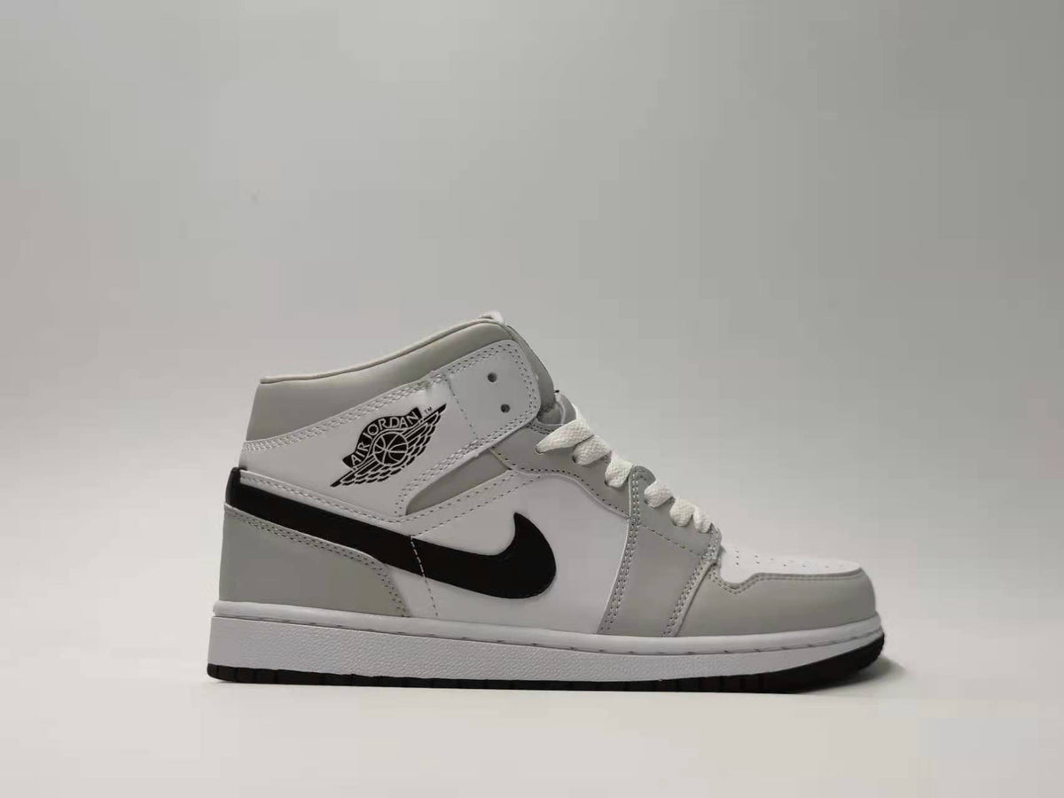 Sneakers, White Gray Colorway, Lace Up Design, Casual Gift for Sneaker Fans