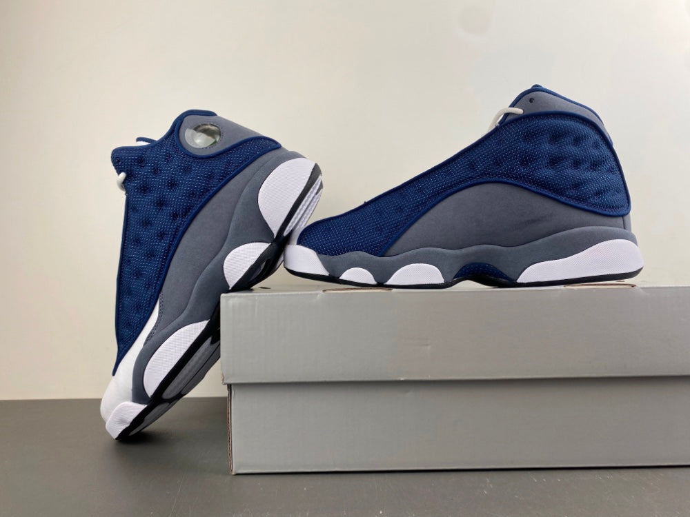 Low Top Sneakers, Blue White Gray Colorway, Lace Up Design, Casual Gift for Sneaker Fans