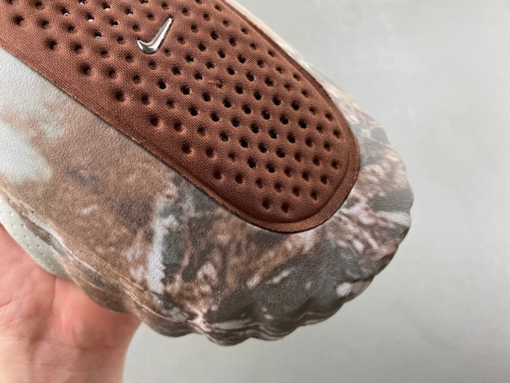 Slides, Gray Brown Colorway, Camouflage Pattern, Slip On Design, Casual Gift for Shoe Lovers