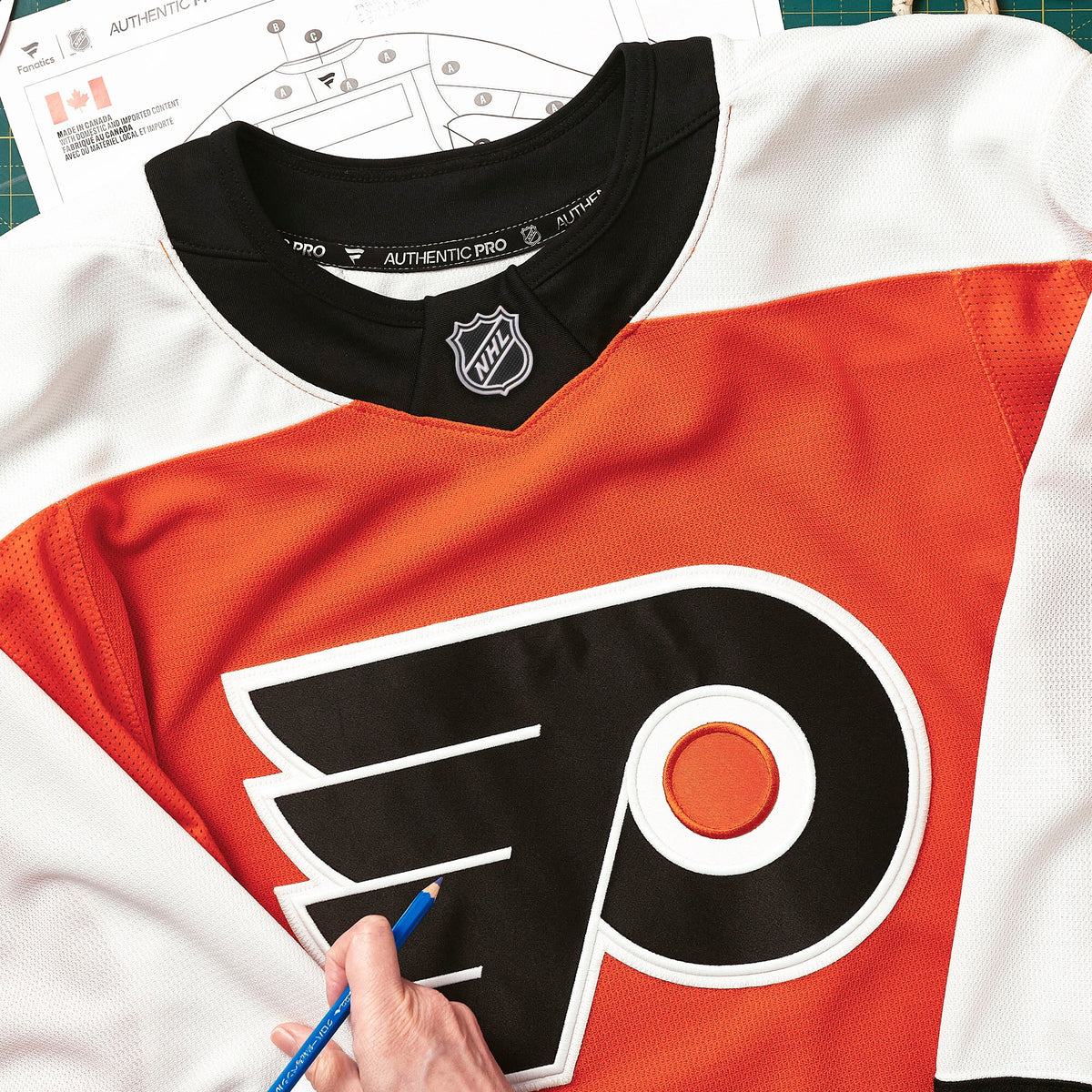 Philadelphia Flyers Fanatics Orange Home Authentic Pro Jersey