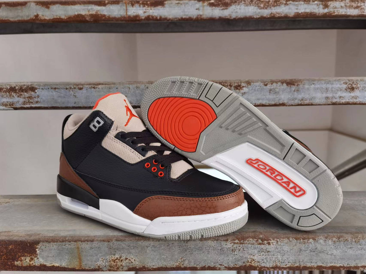 Sneakers, Black Brown Colorway, Lace Up Design, Casual Gift for Sneaker Fans