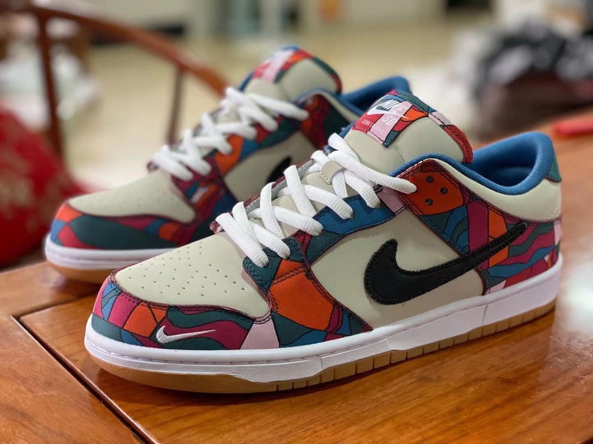 Low Top Sneakers, Multicolor Colorway, Lace Up Design, Casual Gift for Sneaker Fans