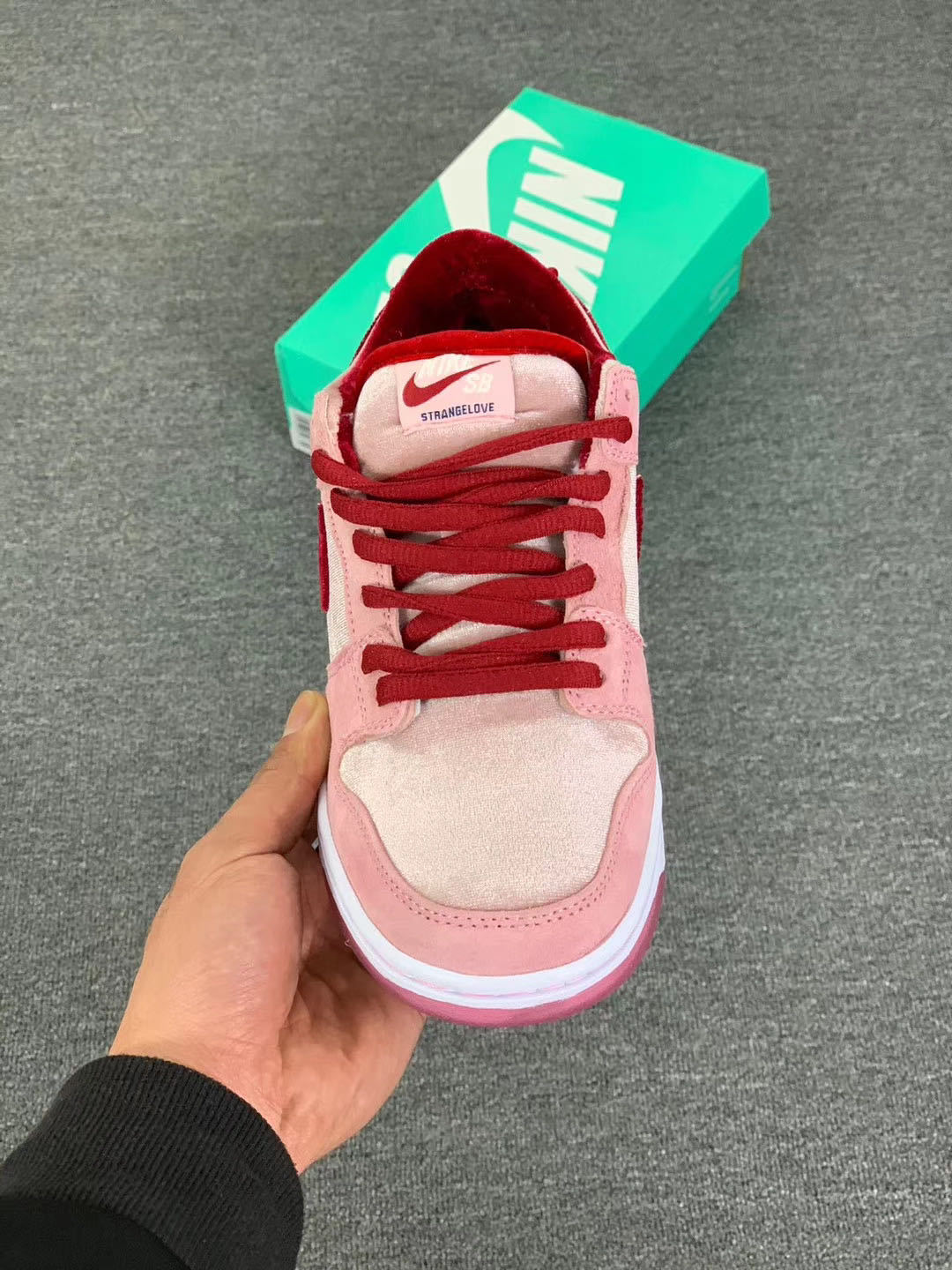 Low Top Sneakers, Pink White Colorway, Valentine Design, Lace Up Design, Casual Gift for Sneaker Fans