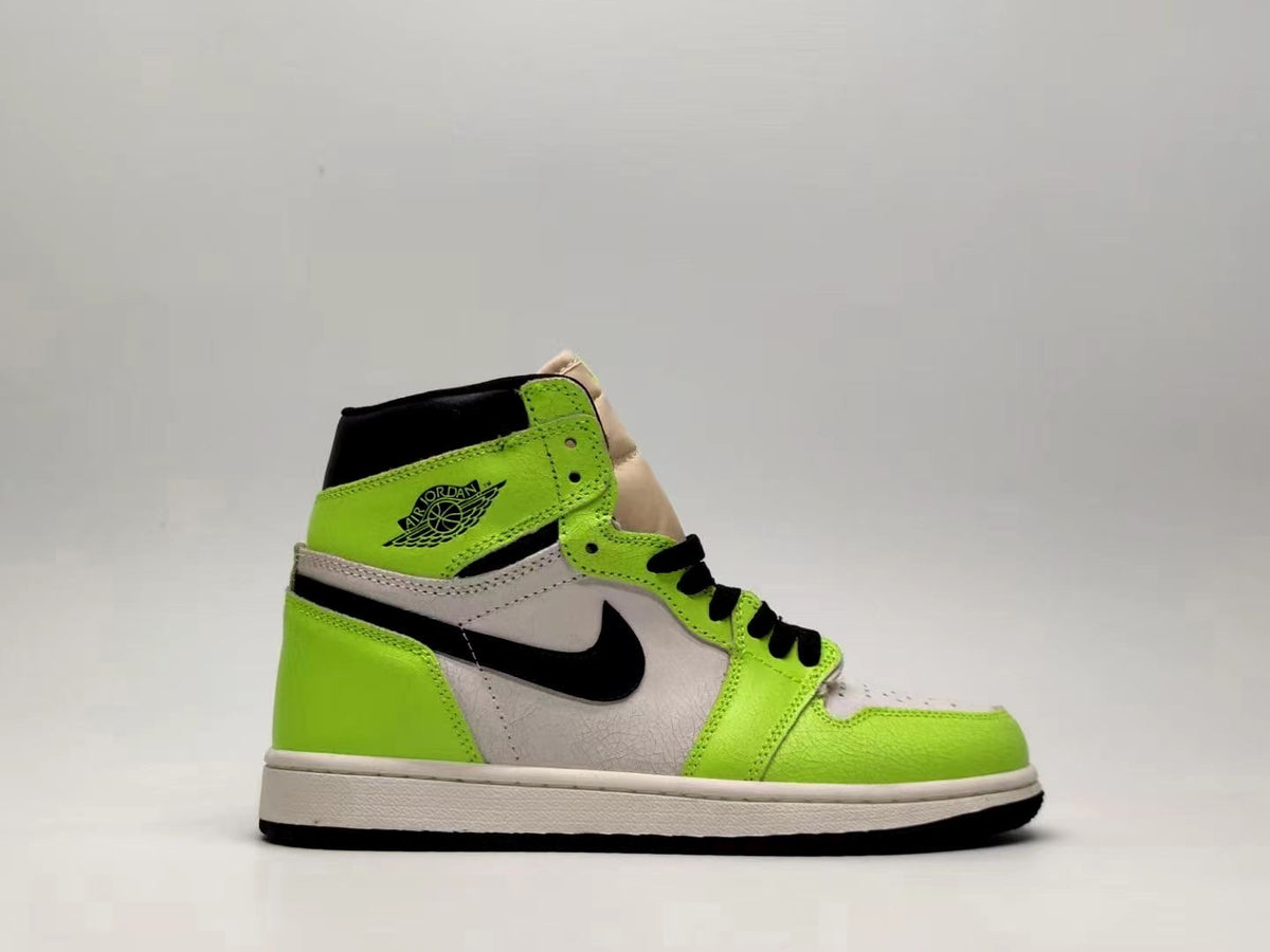 Sneakers, Neon Green Colorway, Lace Up Design, Casual Gift for Sneaker Fans