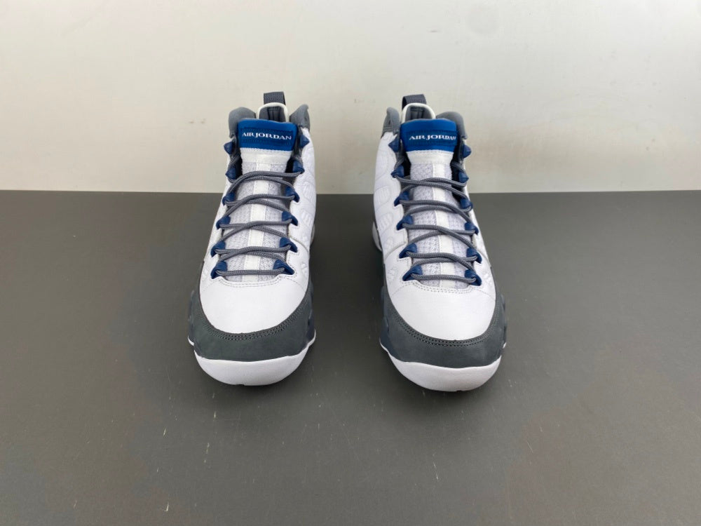 Low Top Sneakers, Blue White Gray Colorway, Lace Up Design, Casual Gift for Sneaker Fans