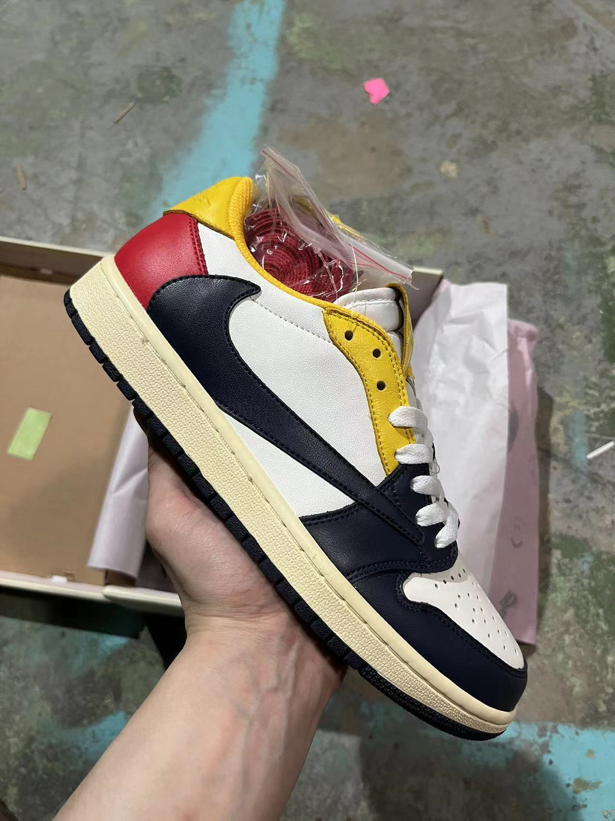 Low Top Sneakers, Multicolor Colorway, Lace Up Design, Casual Gift for Sneaker Fans
