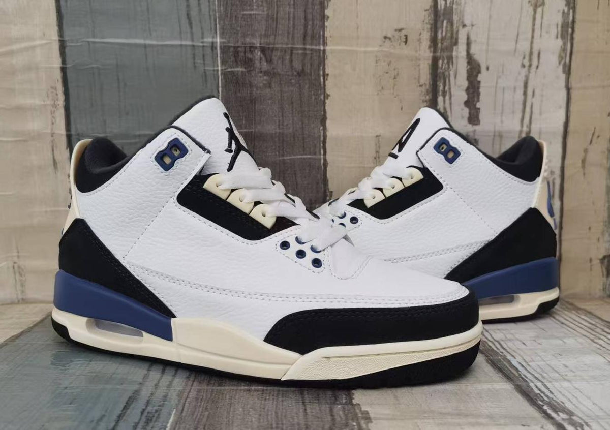 Low Top Sneakers, Blue White Gray Colorway, Lace Up Design, Casual Gift for Sneaker Fans
