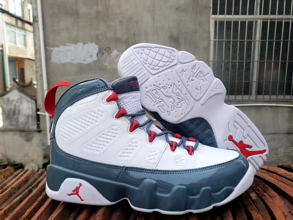Sneakers, White Gray Red Colorway, Lace Up Design, Casual Gift for Sneaker Fans