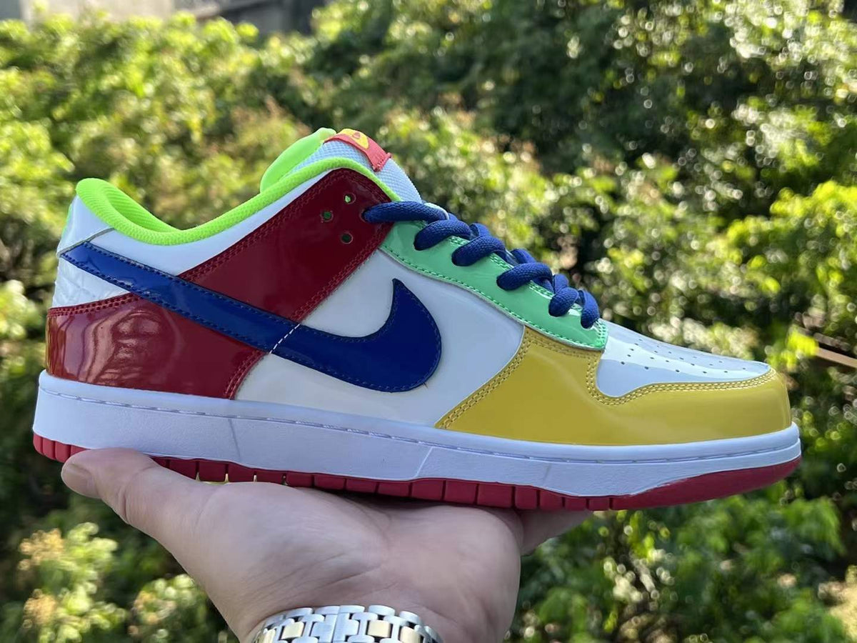Low Top Sneakers, Multicolor Colorway, Lace Up Design, Casual Gift for Sneaker Fans