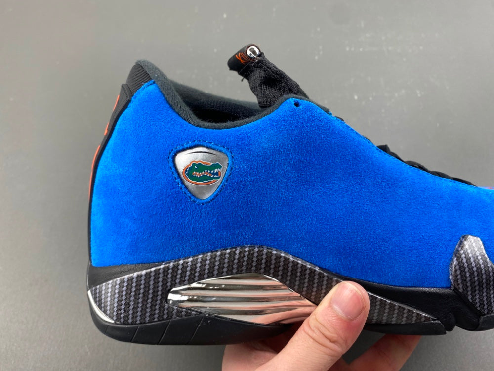 Retro Basketball Shoes, Royal Blue Black Colorway, Lace Up Design, Casual Gift for Shoe Lovers