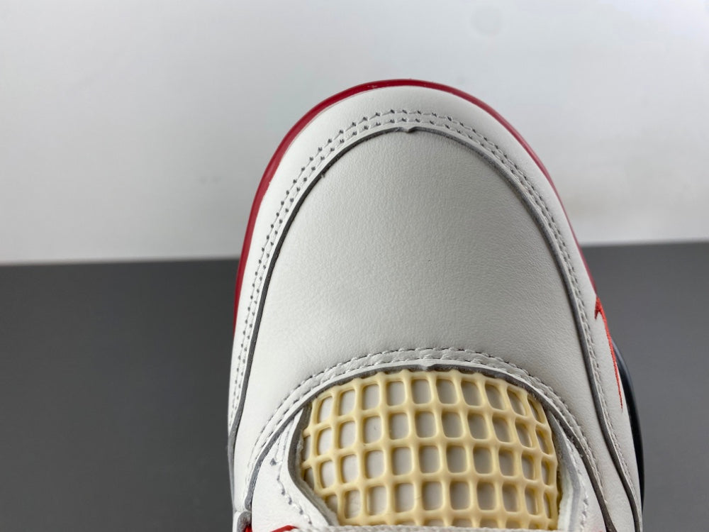 Low Top Sneakers, White Black Red Colorway, Lace Up Design, Casual Gift for Sneaker Fans