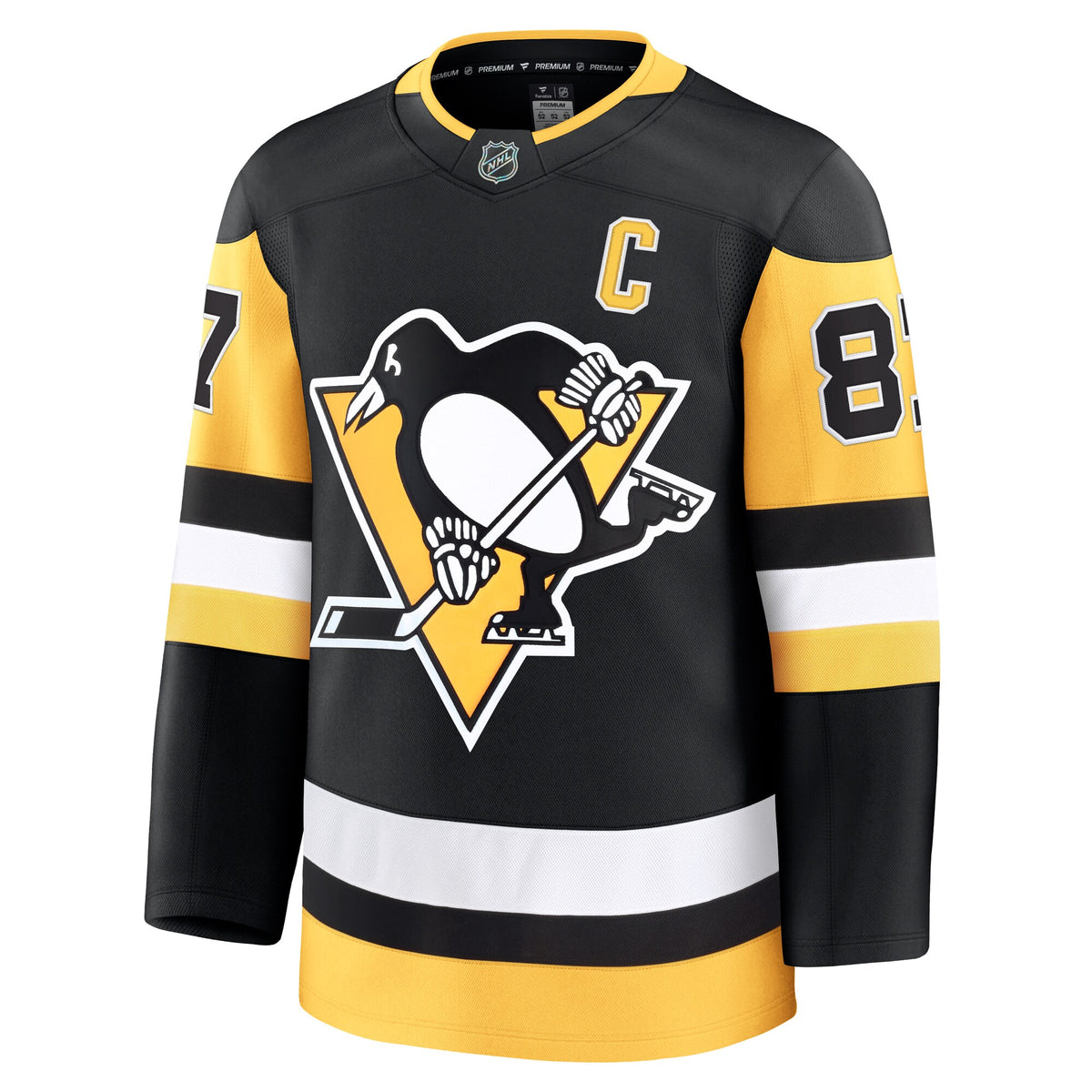 Pittsburgh Penguins Sidney Crosby Fanatics Black Home Premium Jersey