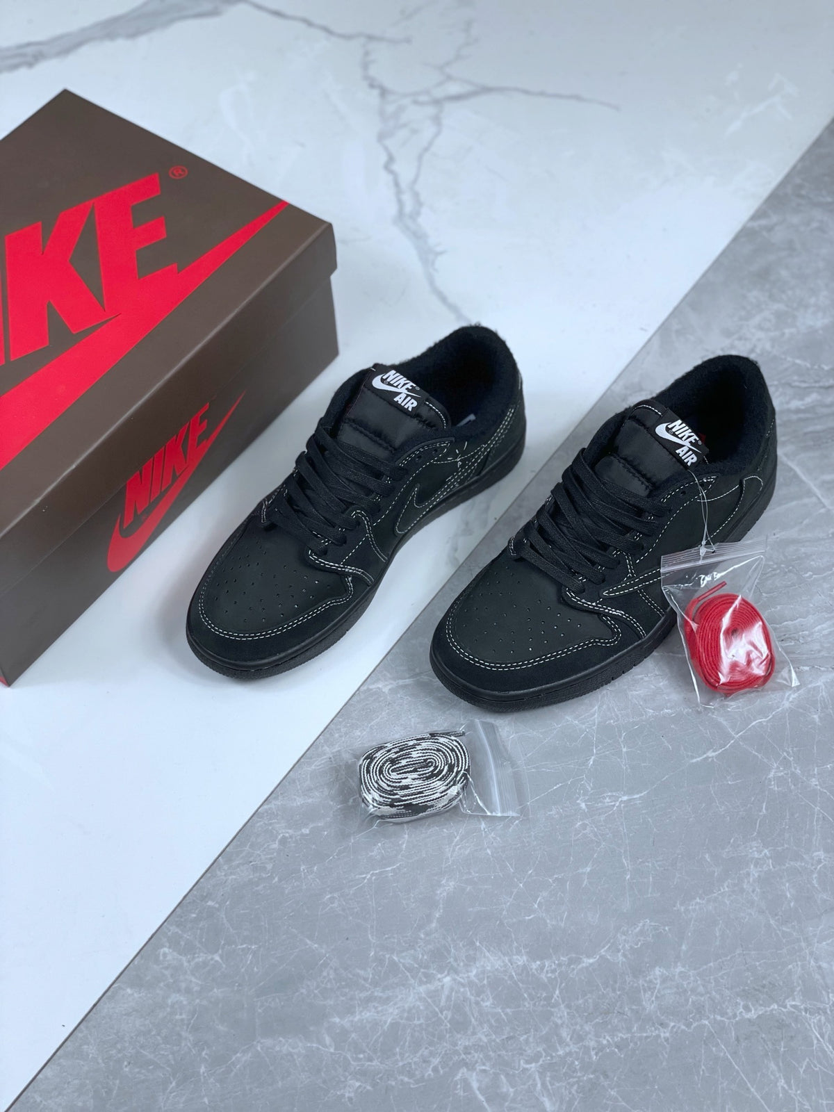 Low Top Sneakers, Black Colorway, Reverse Hook Design, Lace Up Design, Fleece Lined Design, Casual Gift for Sneaker Fans