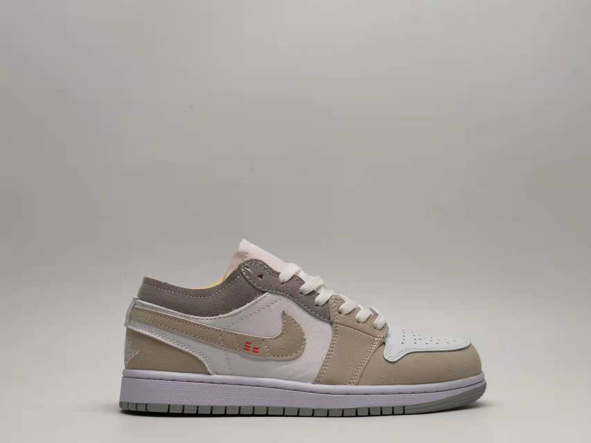 Low Top Sneakers, Light Gray Pink Colorway, Lace Up Design, Casual Gift for Sneaker Fans