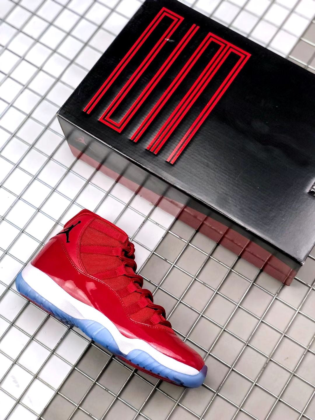Sneakers, Red Colorway, Lace Up Design, Casual Gift for Sneaker Fans