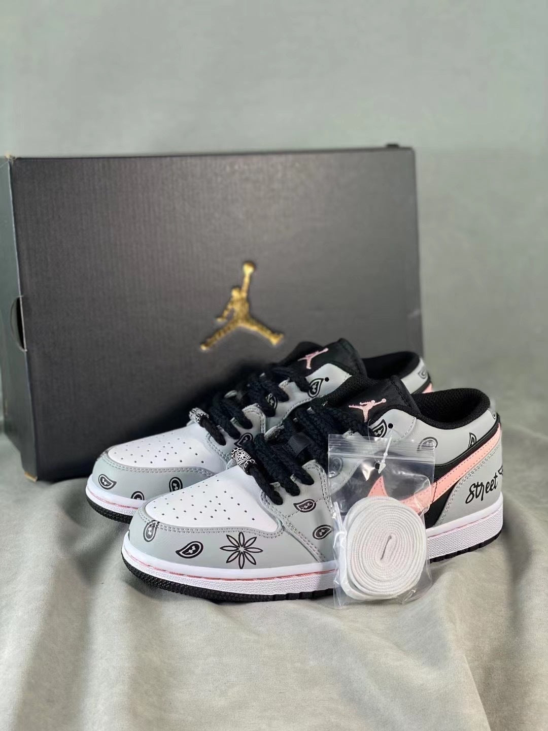 Low Top Sneakers, Pink Colorway, Lace Up Design, Casual Gift for Sneaker Fans