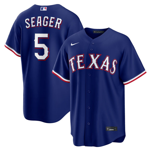 Texas Rangers Corey Seager Royal Alternate 2 Replica Jersey