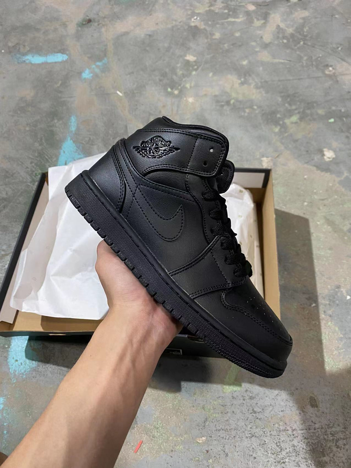 Retro Mid Top Sneakers, Black Colorway, Lace Up Design, Casual Gift for Sneaker Fans