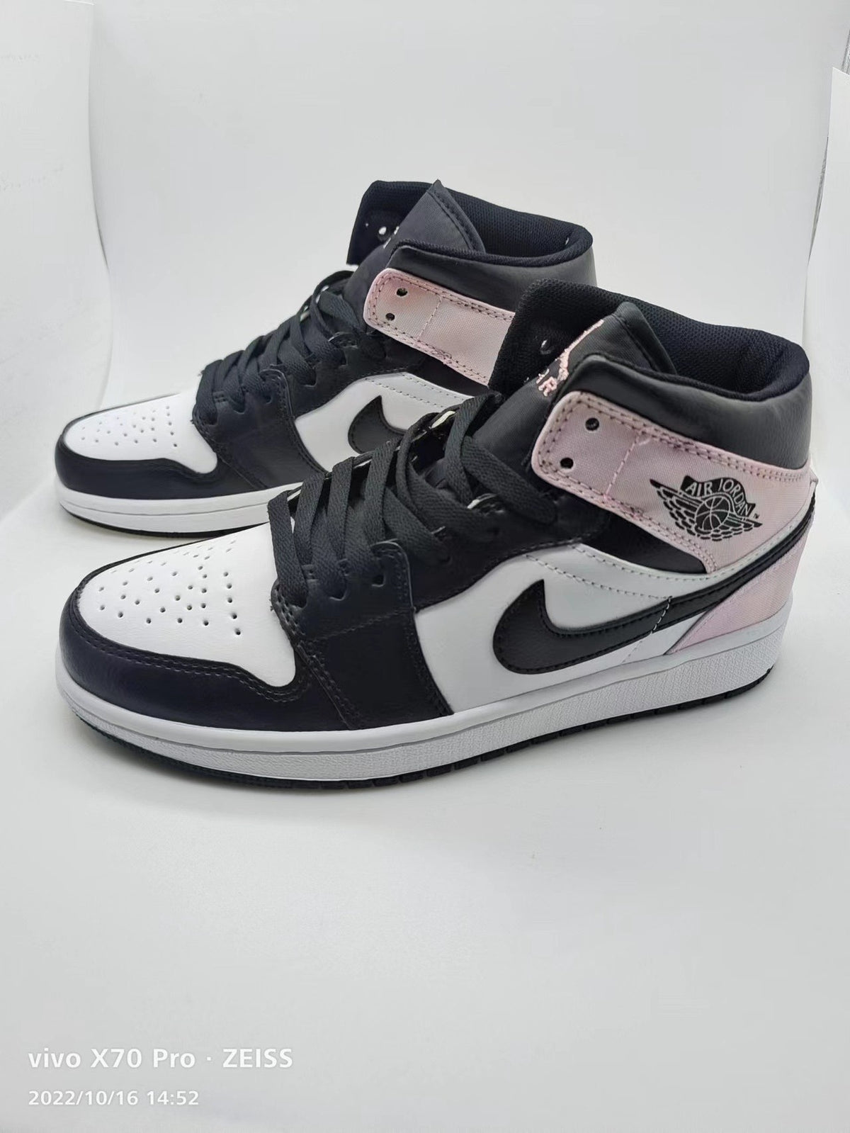 Sneakers, Black Gray Colorway, Tie Dye Pattern, Lace Up Design, Casual Gift for Sneaker Fans