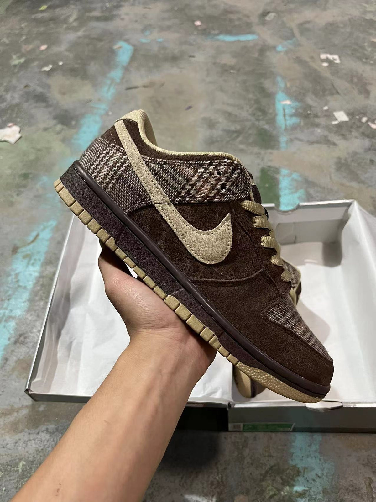 Low Top Sneakers, Brown Colorway, Lace Up Design, Casual Gift for Sneaker Fans