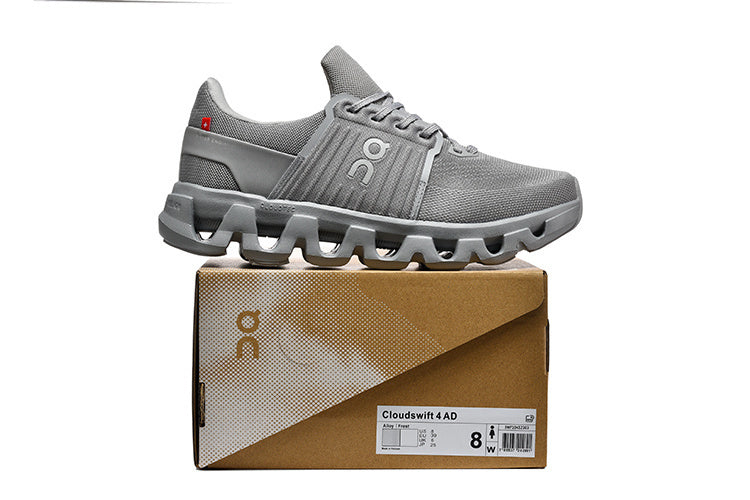 Low Top Sneakers, Gray Colorway, Lace Up Design, Casual Gift for Sneaker Fans