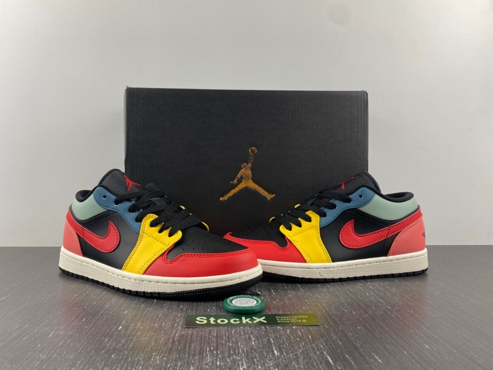 Low Top Sneakers, Multicolor Colorway, Lace Up Design, Casual Gift for Sneaker Fans