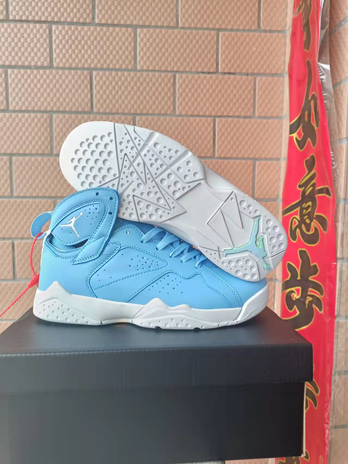 Sneakers, Blue White Colorway, Lace Up Design, Casual Gift for Sneaker Fans
