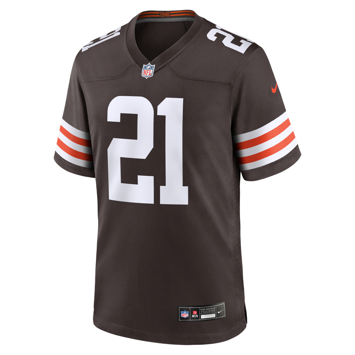 Cleveland Browns Denzel Ward Brown Player Game Jersey