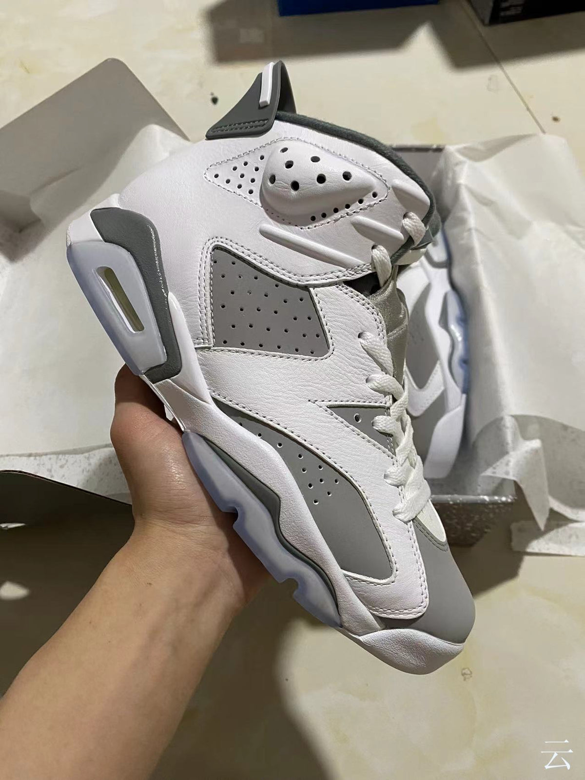 Sneakers, White Gray Colorway, Lace Up Design, Casual Gift for Sneaker Fans
