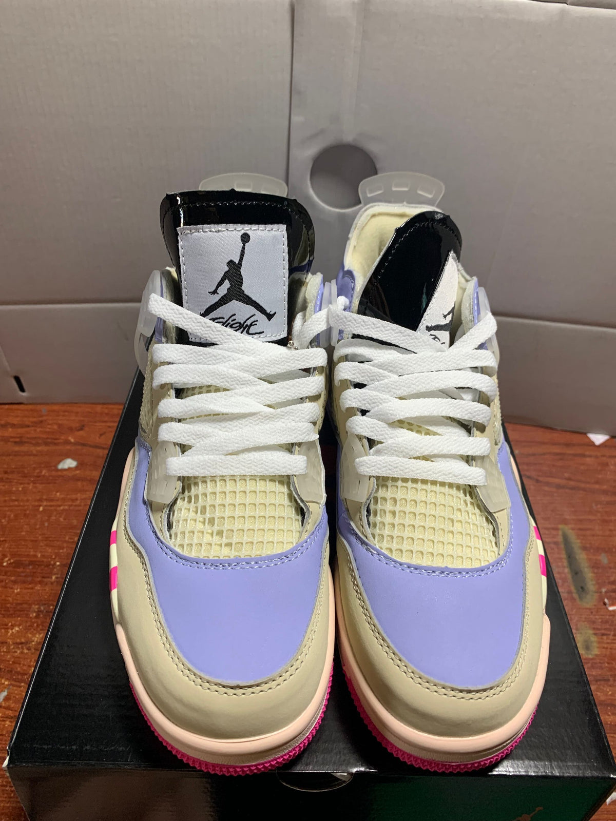 Low Top Sneakers, Gray Yellow Pink Colorway, Lace Up Design, Casual Gift for Sneaker Fans