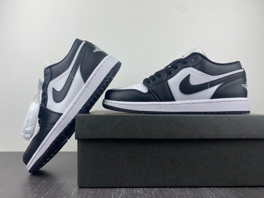 Low Top Sneakers, White Black Colorway, Lace Up Design, Casual Gift for Sneaker Fans