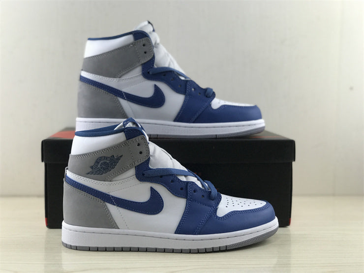 High Top Sneakers, Blue Colorway, Lace Up Design, Casual Gift for Sneaker Fans
