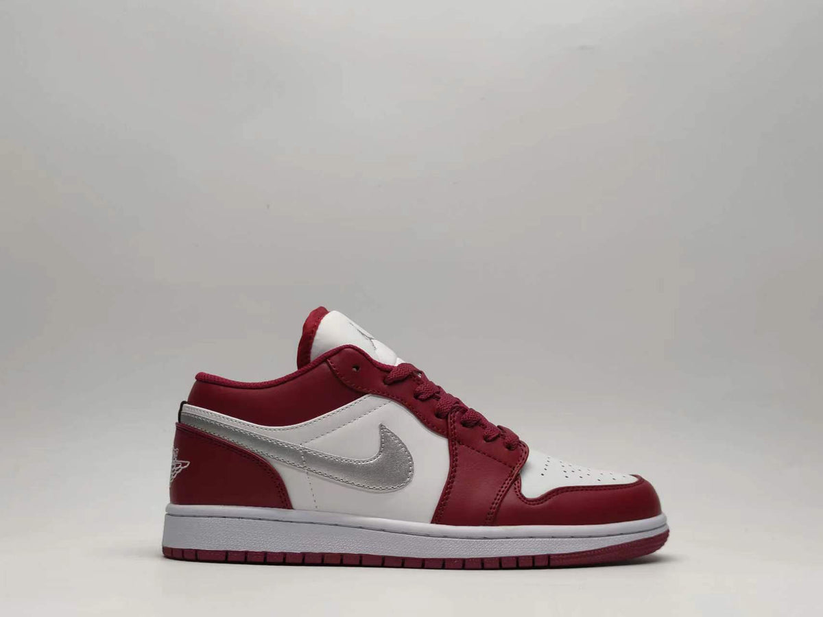Low Top Sneakers, Burgundy Colorway, Lace Up Design, Casual Gift for Sneaker Fans