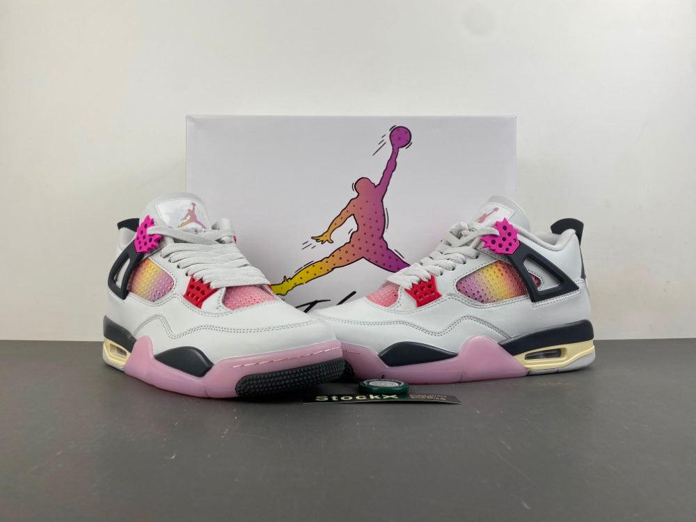 Sneakers, White Pink Green Colorway, Lace Up Design, Casual Gift for Sneaker Fans