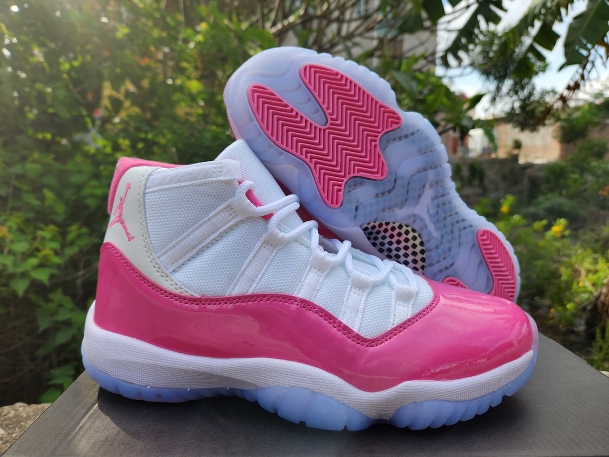 Sneakers, Pink White Colorway, Valentine Design, Lace Up Design, Casual Gift for Sneaker Fans