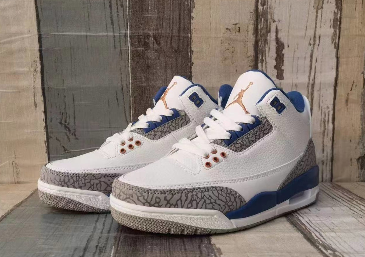 Sneakers, Blue White Colorway, Lace Up Design, Casual Gift for Sneaker Fans
