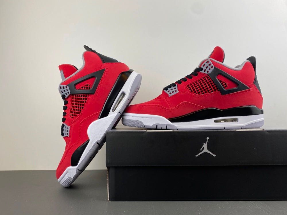 Mid Top Sneakers, Red Black Colorway, Lace Up Design, Casual Gift for Sneaker Fans